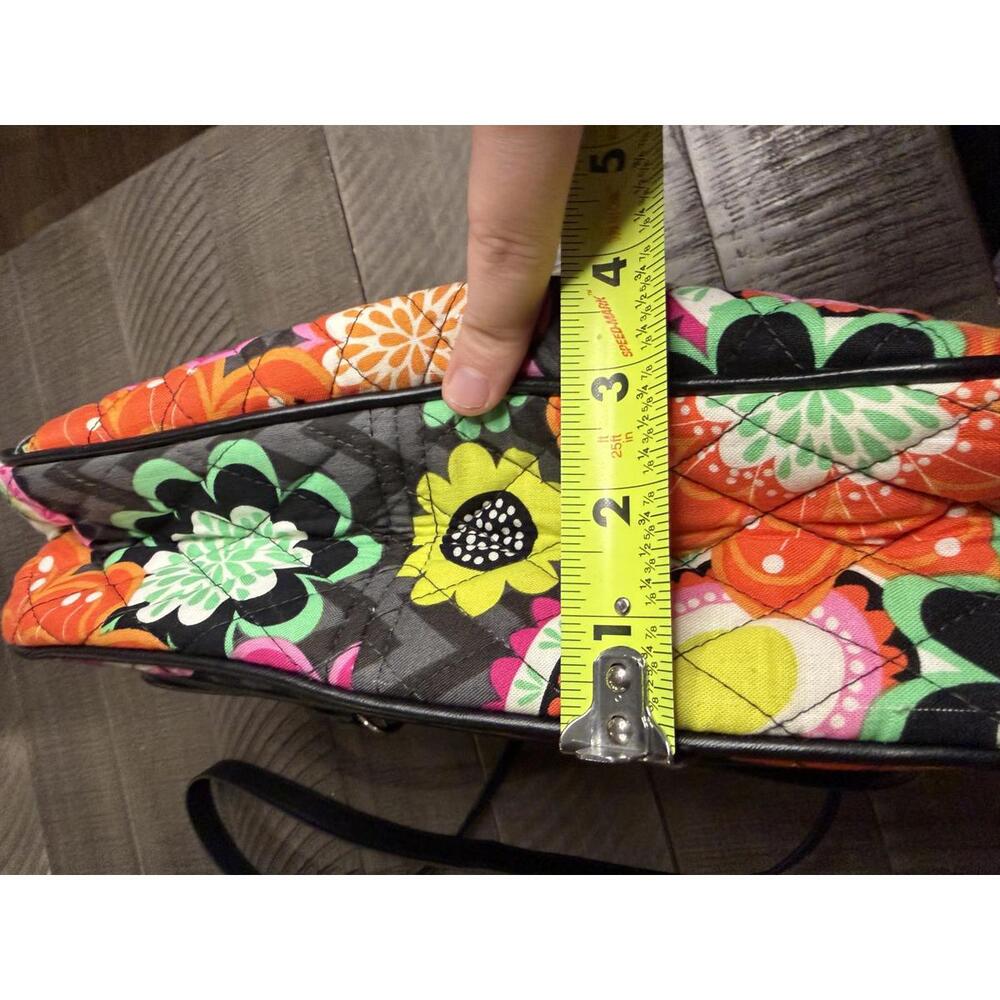 Vera Bradley Turnlock Crossbody Bag in Ziggy Zinnia pattern - Picture 13 of 13